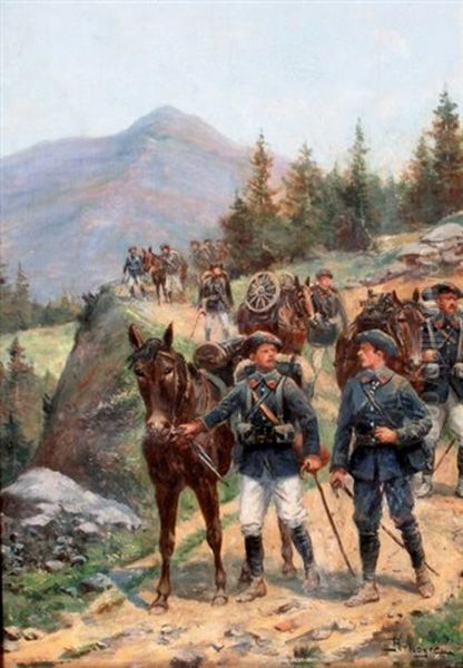 Chasseurs Alpins En Randonnee - view 1