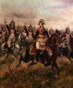 Charge De Cavalerie Avec Le General Kellermann