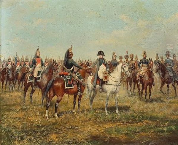 Napoleon Decorating A Dragoon On The Battlefield (+ Dragoons In Review; 2 Works) - view 1