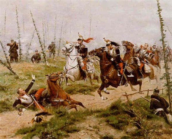 Ambush Franco Prussian War - view 1