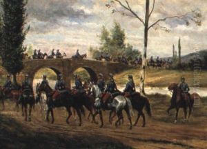 French Soldiers On Manoeuvre