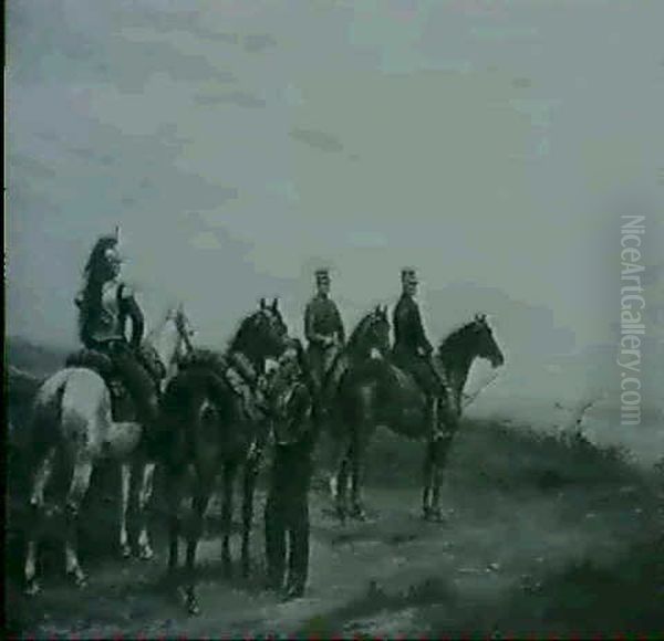 Cavalry Patrol On Reconnaissance - view 1