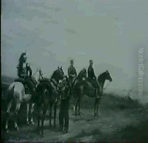 Cavalry Patrol On Reconnaissance Cavalry Patrol On Reconnaissance