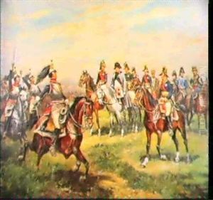 Le Salut Des Cuirassiers A L'empereur Napoleon Ier Et       Etat Major