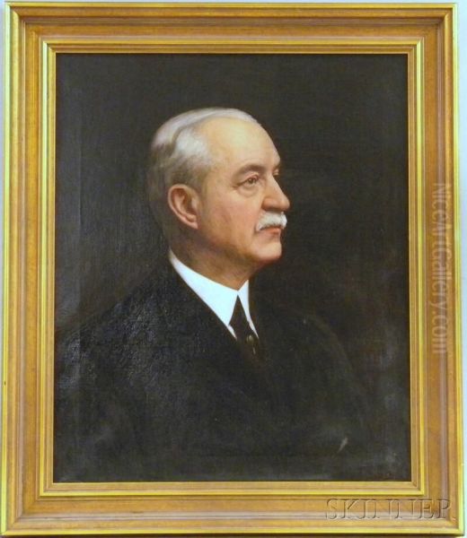 Portrait Of A Gentleman In Profile - view 1