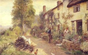 At Porlock Weir, Somerset by Herbert Sidney Percy