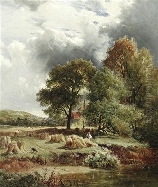 Harvest Under An Approaching Storm - view 1