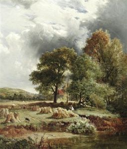 Harvest Under An Approaching Storm