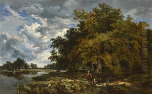 On The Thames, Near Medmenham by Sidney Richard Percy