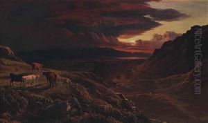 The Hills Near Port Madoc by Sidney Richard Percy