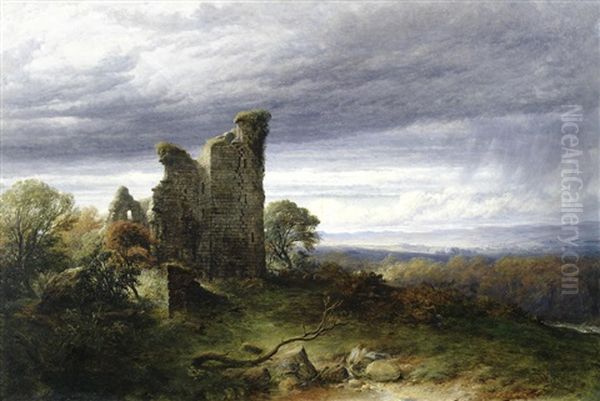 A View Of Crookston Castle - view 1