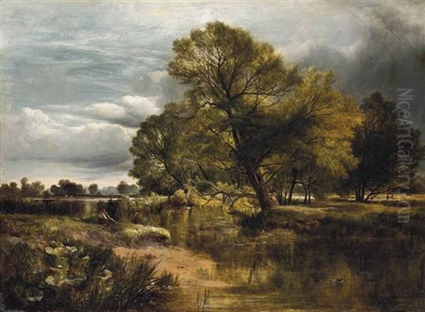 A Peaceful Day On The Riverbank - view 1