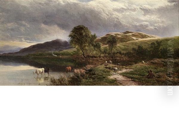 Landscape With Herdsmen And Cattle - view 1
