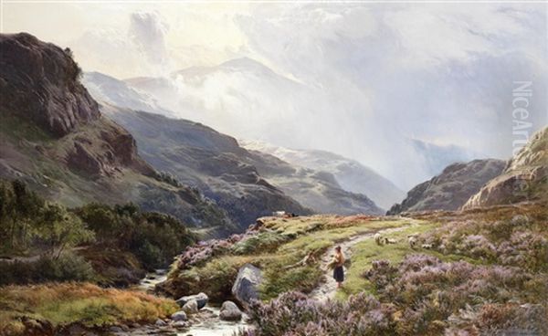 Mountainous Landscape With Figures - view 1