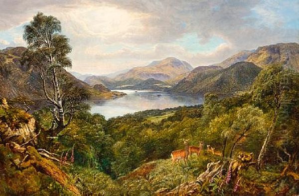Deer In The Highlands - view 1
