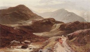 Herding Cattle On A Pass