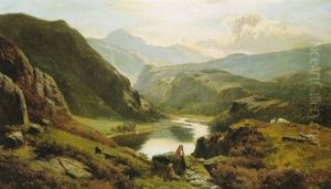 Llyn-e-ddinas, North Wales