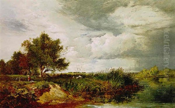 A Picnic On The Banks Of The River - view 1