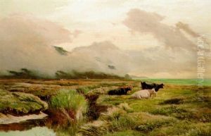Cattle In A Coastal Landscape Cattle In A Coastal Landscape