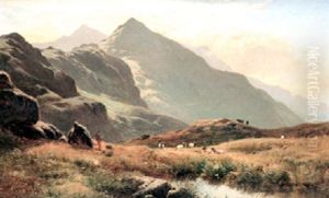 Snowdon From Llanberris Pass by Sidney Richard Percy