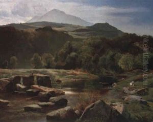 A Welsh River Valley A Welsh River Valley