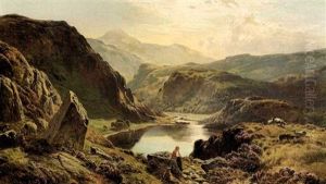 Llyn Ddinas Near Beddgelert, North Wales Llyn Ddinas Near Beddgelert, North Wales