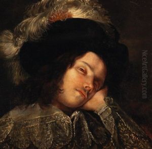 Portrait Of A Young Man In A Plumed Hat
