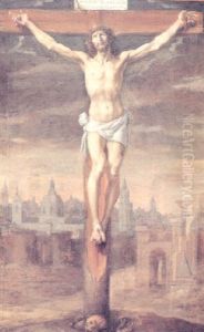Cristo Crucificado by Antonio de Pereda y Saldago