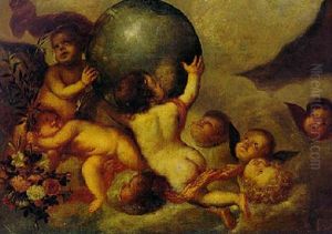 Putti With Flowers Putti With Flowers