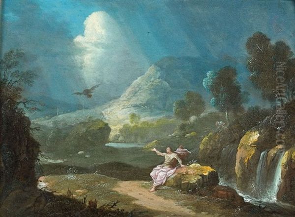 Saint Luc Dans Un Paysage - view 1