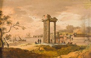 Weite Seenlandschaft Mit Zahlreichen Booten by Nicolas Perelle