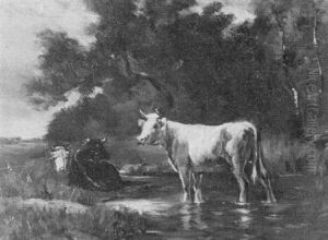 Idyllic Landscape With Cows Idyllic Landscape With Cows