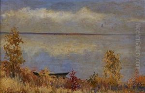 Afternoon Light On The River, Autumn