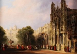 Alameda E Iglesia Del Carmen, Cadiz