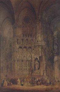 El Transparente, Toledo Cathedral by Genaro Perez Villaamil Y Duguet