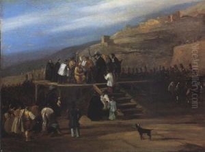 La Ejecucion Del Facineroso Llamado Labrado by Genaro Perez Villaamil Y Duguet