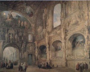 La Capilla De Los Benavente En Medina De Rioseco by Genaro Perez Villaamil Y Duguet