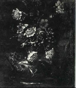 Still Life Of Flowers In A Vase Still Life Of Flowers In A Vase