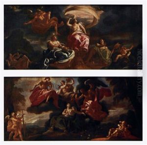 Mercurio E I Quarttro Elementi (+apollo, Diana E Il Tempo; 2 Works) by Francesco Perezzoli