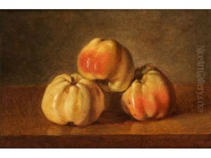Stillleben Mit Apfeln by Dominique Pergault