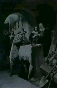 Die Kapitulation Von Leipzig by Anton Ritter von Perger