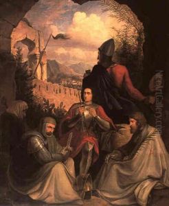 Imprisoned Crusaders by Anton Ritter von Perger