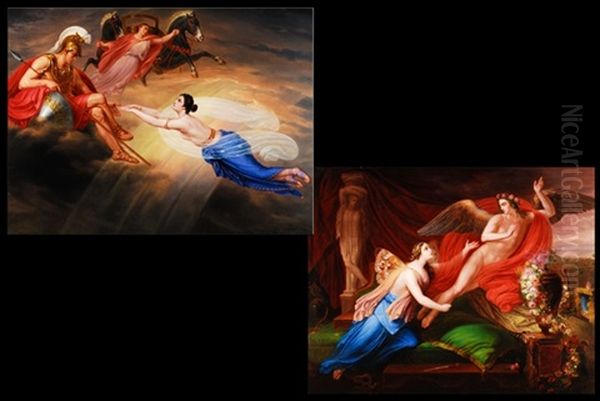 Amor Und Psyche (+ Psyche Im Olymp Bei Dem Kriegsgott Mars; Pair) - view 1