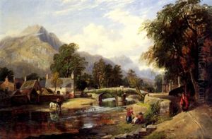 Beddgelert, North Wales by Arthur Perigal the Younger
