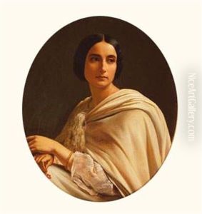 Portrait D'elegante by Alexis Nicolas Perignon the Younger
