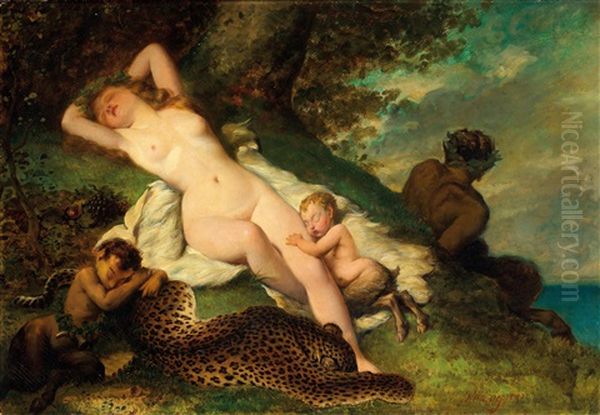 Bacchantes Resting - view 1