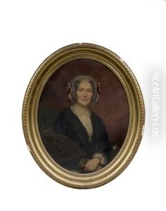 Portrait De Femme by Alexis Joseph Perignon