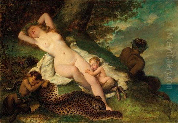 Bacchantes At Rest - view 1