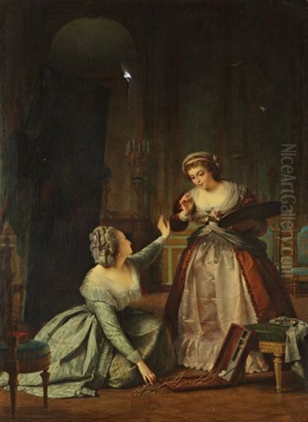 Madame Le Brun Chez La Reine Marie-antoinette - view 1