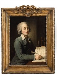 Portrait Of A Young Man Writing